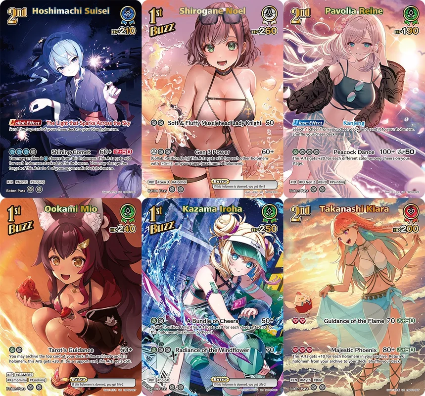 Hololive Official Card Game - hEB01e Summer Hologram English - 1 Booster Box (8 Boosters)